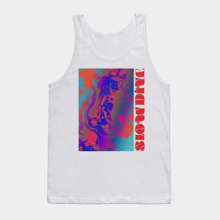 Slowdive †† Retro Style Psychedelic Fan Design Tank Top